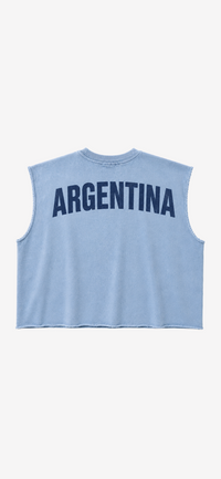 Argentina Cropped tee