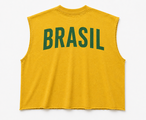 Nation Cropped Muscle Tee