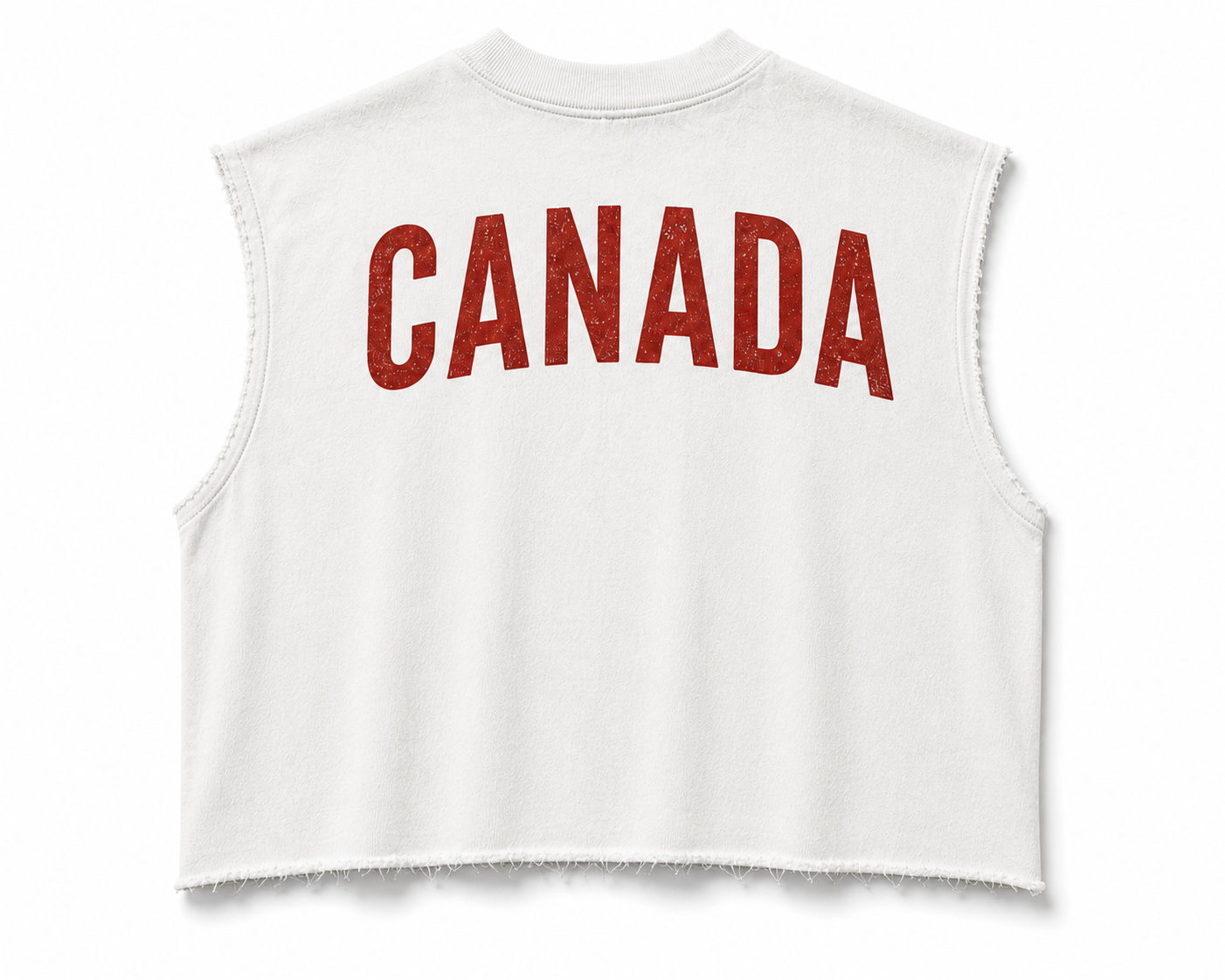 Nation Cropped Muscle Tee